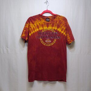 Harley Davidson T-Shirt Cycle Connection Joplin, Mo 100% Cotton Men's Medium VTG
